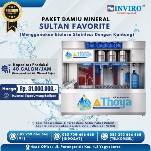 DAMIU SULTAN Favorite (Menggunakan Etalase Stainless Dengan Kantung)