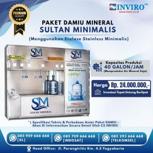 DAMIU SULTAN Minimalis (Menggunakan Etalase Stainless Minimalis)