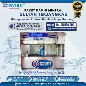 DAMIU SULTAN Terjangkau (Menggunakan Etalase Stainless TANPA Kantung)