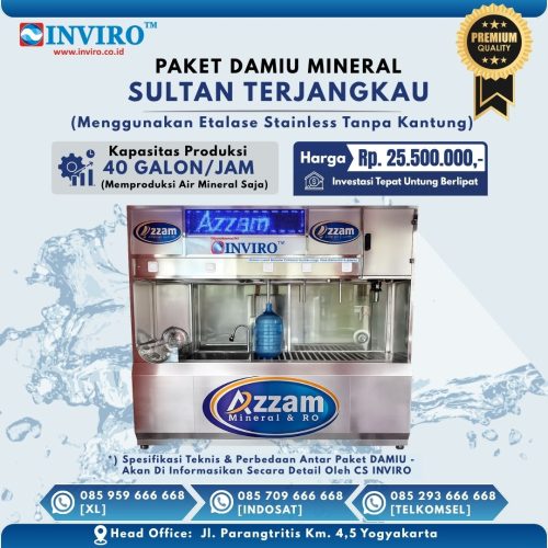 DAMIU SULTAN Terjangkau (Menggunakan Etalase Stainless TANPA Kantung)